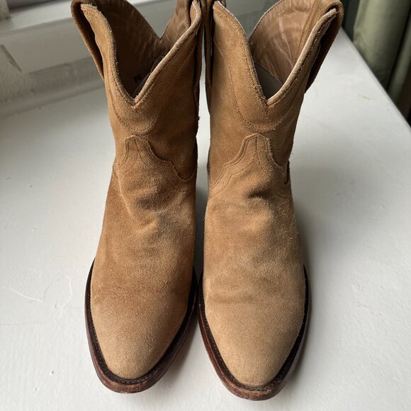 Tecovas Suede Pull on Boot - Picture 4 of 6